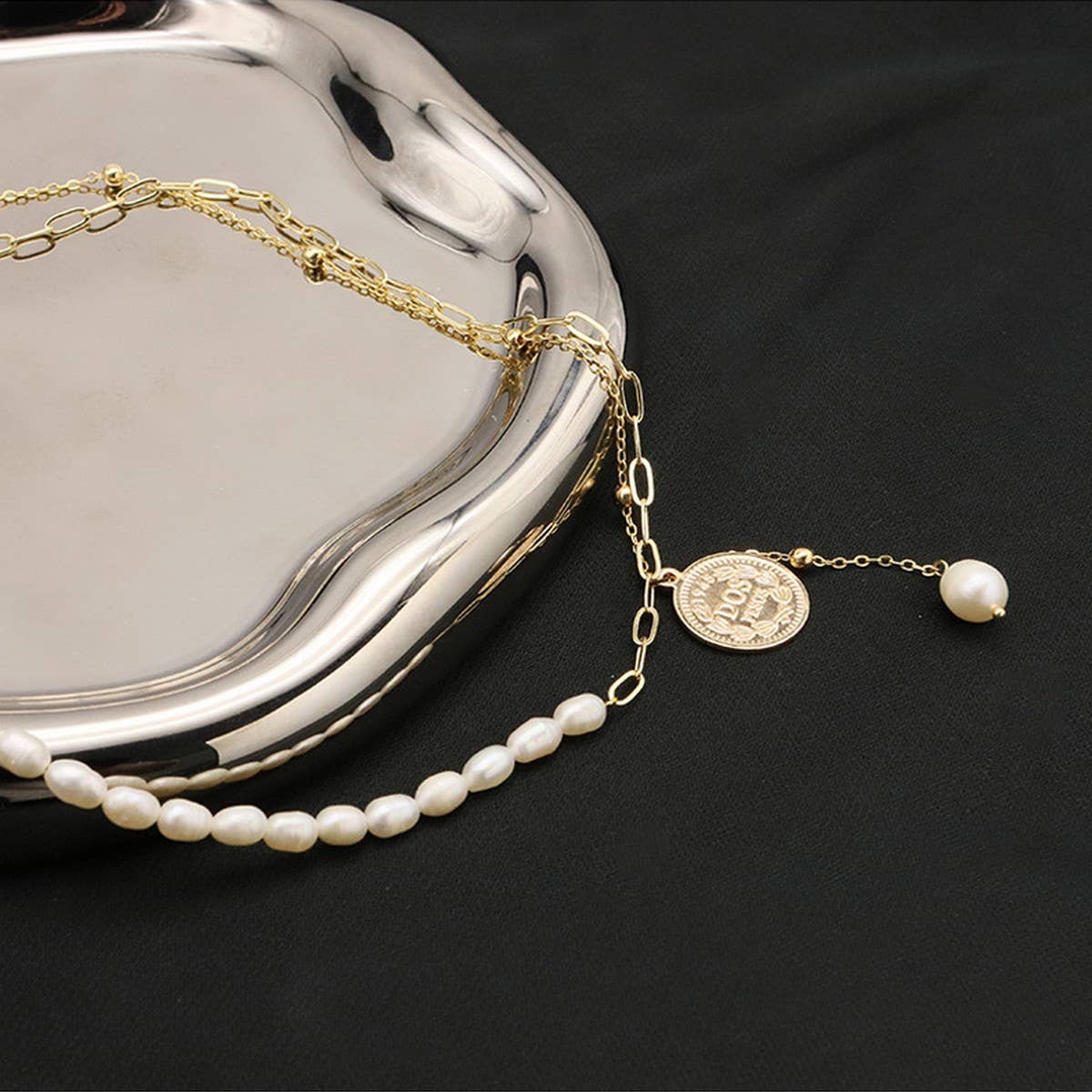 LUXURY NATURAL FRESHWATER PEARL NECKLACE_CWAJE3850