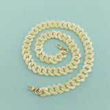 47IN ACRYLIC DIAMOND BAG STRAP COLORFUL CHAIN_CWMM5058