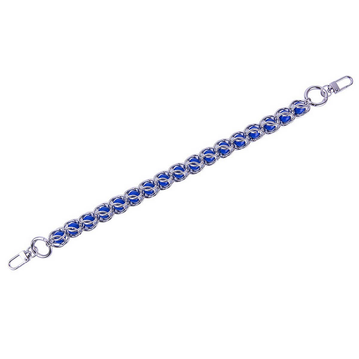 15 75IN METAL BEAD ACRYLIC BEAD HANDBAG STRAP_CWMM5117