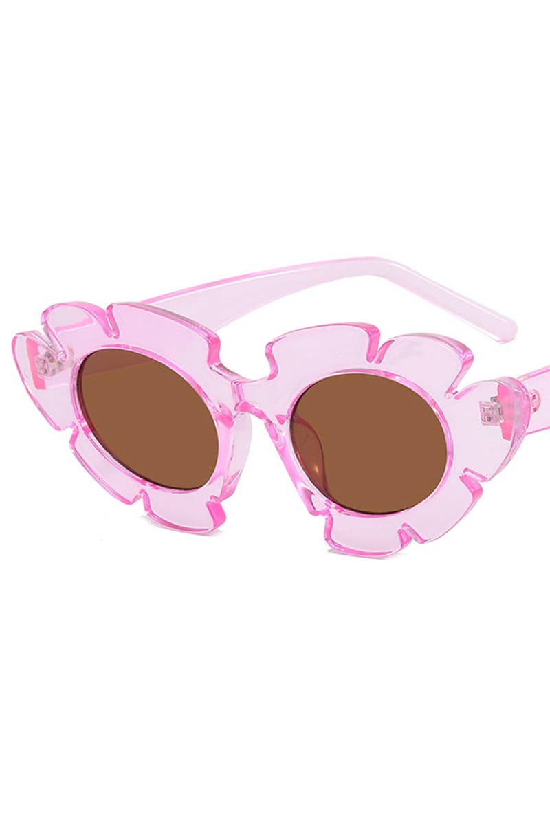 SUNFLOWER SHAPED SUNGLASSES_CWASG0131