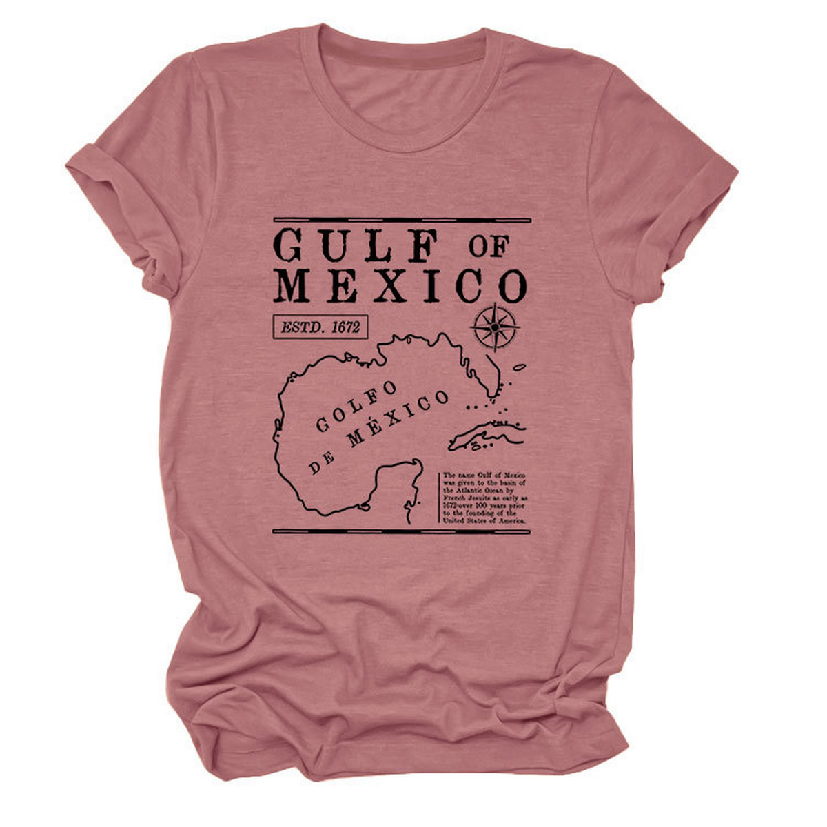 GULF OF MEXICO ESTD TEE SOFT COMFORT T SHIRT_CWTTSL0489