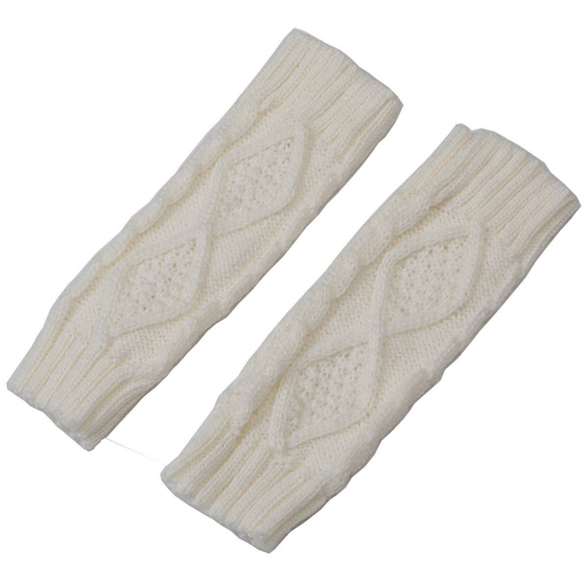 Diamond New Knitted Half Finger Gloves_Cwag0091