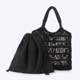 BEACH BAGS TOTES WITH MESH INCLUDES DRAWSTRING_CWAB4673