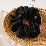 GOLDEN STAR PRINT SCRUNCHIES_CWAHA0350