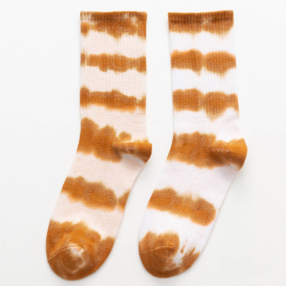 SIMPLE TIE DYED HIGH TOP SOCKS_CWMS0263