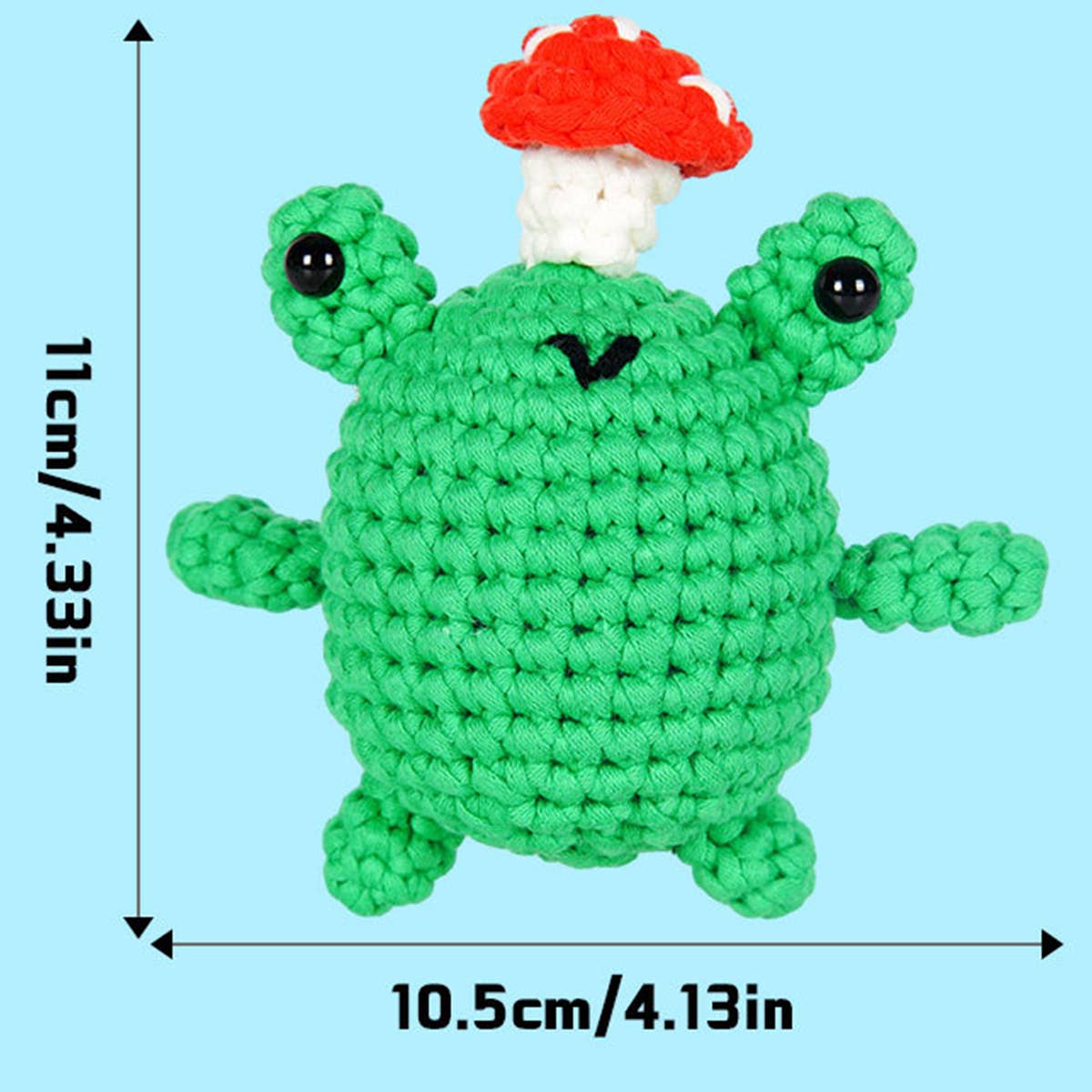 NEW HANDMADE DIY FROG DOLL MATERIAL PACKAGE_CWMM0833