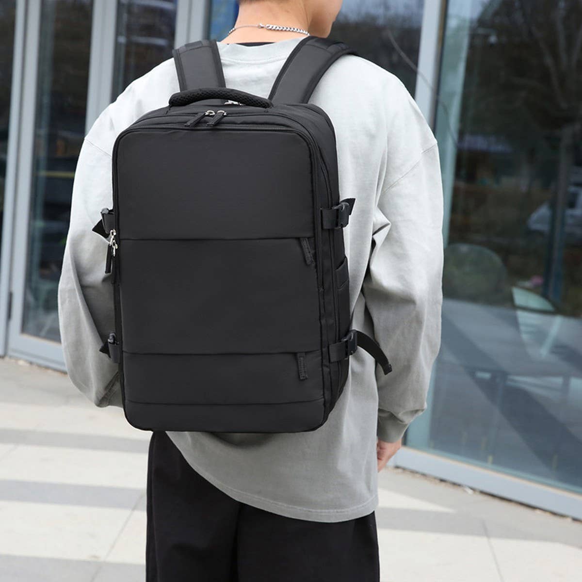 LARGE WATERPROOF TRAVEL BACKPACK FOR BUSINESS_CWAB5418