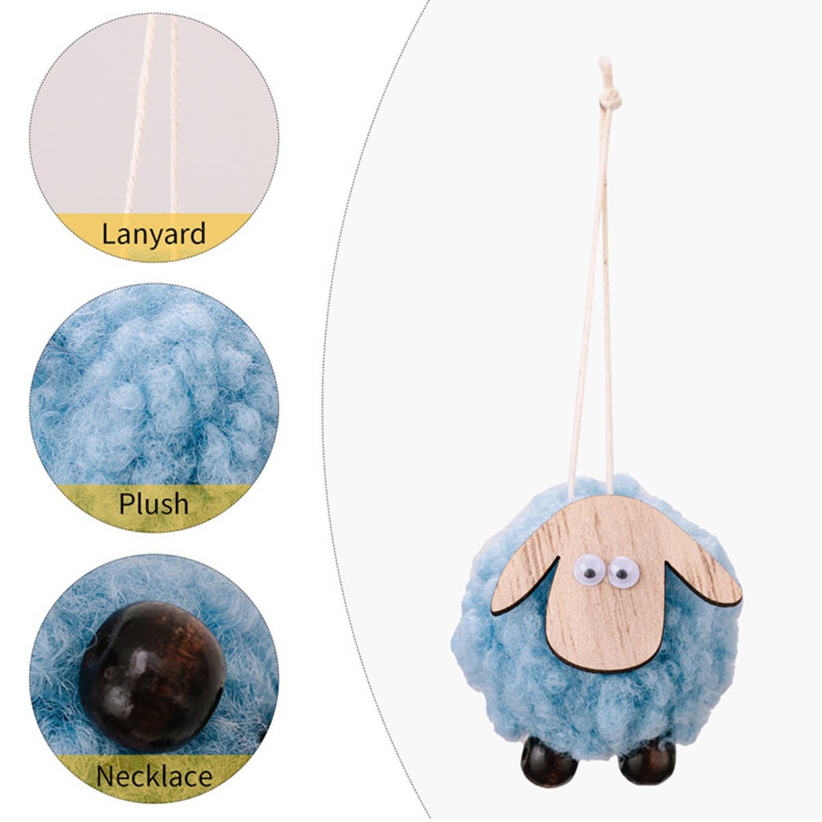 Cwmm2992_Christmas Creative Christmas Tree Lamb Pendant