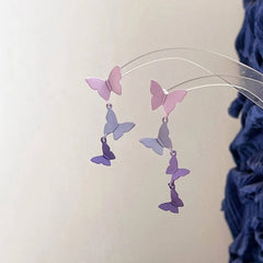 GRADIENT PURPLE BUTTERFLY DREAM EARRINGS_CWAJE2179