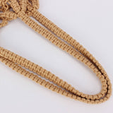 HOLLOW SOLID COLOR SIMPLE SHOULDER WOVEN BAG_CWAB4682