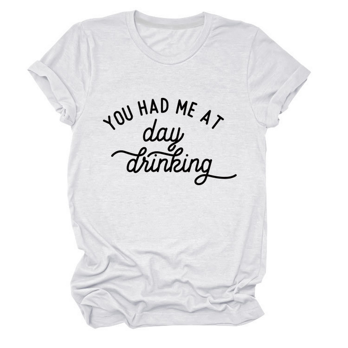 Women Summer Tee Day Drinking Quote Shirt_Cwttsl0491