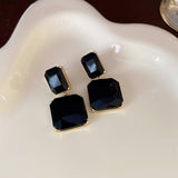 SIMPLE HIGH END TRANSPARENT CUBE CRYSTAL EARRINGS_CWAJE2321