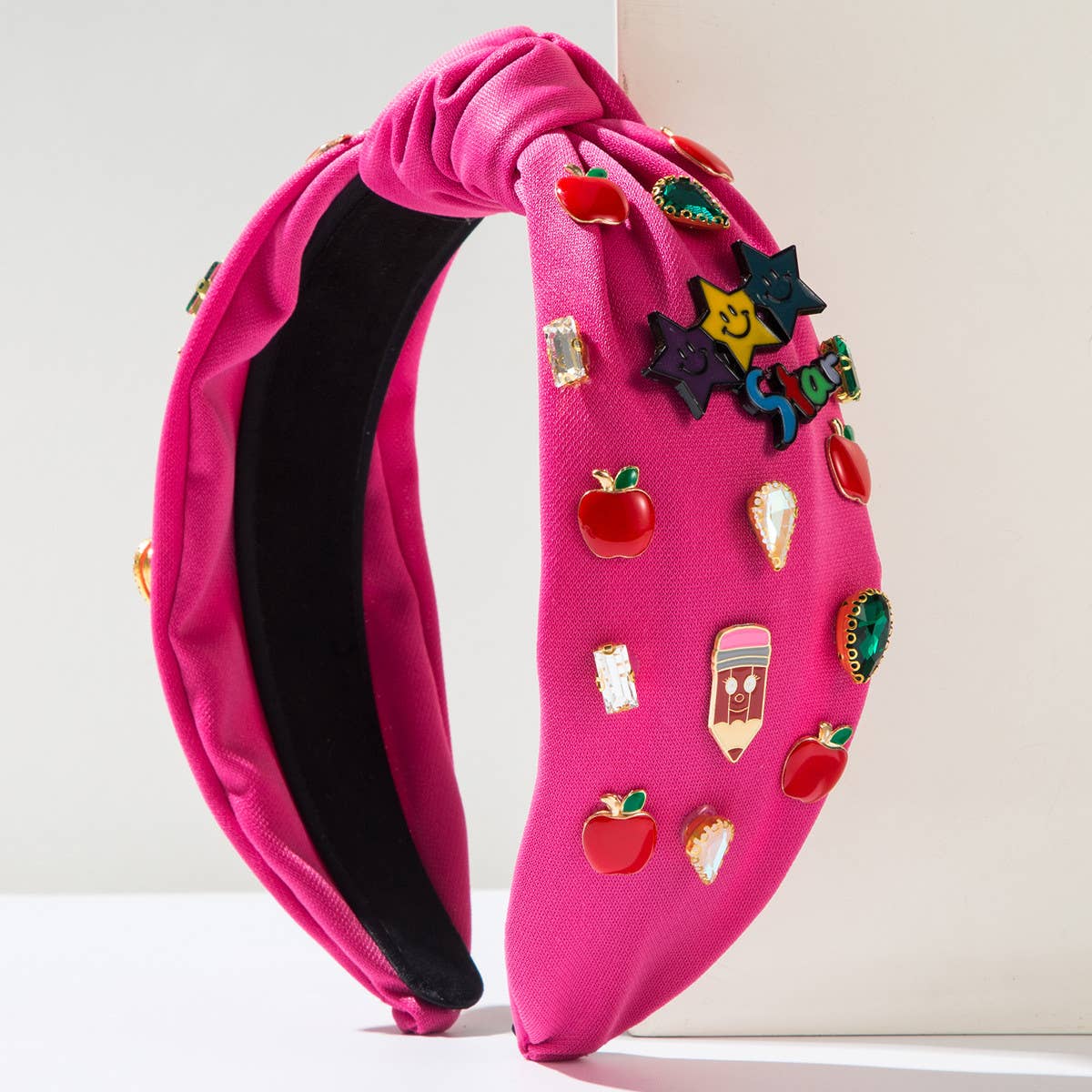 FASHIONABLE ENGLISH LETTERS DIAMOND HEADBAND_CWAHA1783