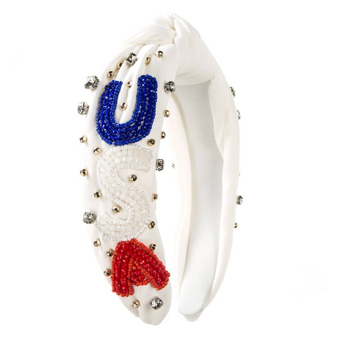 INDEPENDENCE DAY ALPHABET DIAMOND HEADBAND_CWAHA1258