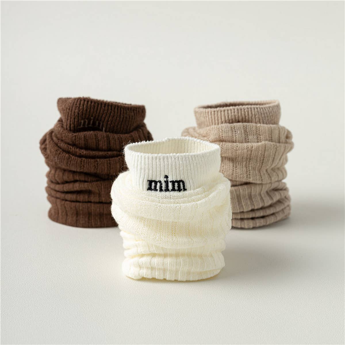 BREATHABLE MESH MID LENGTH COTTON SOCKS_CWMS0646