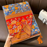 Boh Floral Colorblocversible Shawl Fo Summer_Cwasc0621