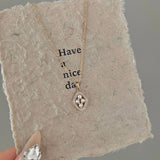 DIAMOND FRESHWATER PEARL NECKLACE_CWAJE1266