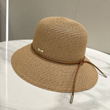 SUMMER ENCRYPTED STRAW SUN PROTECTION HAT_CWAH3509