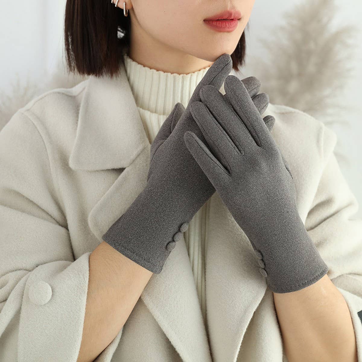 NEW AUTUMN AND WINTER FASHION LADIES WARM GLOVES_CWAG00538
