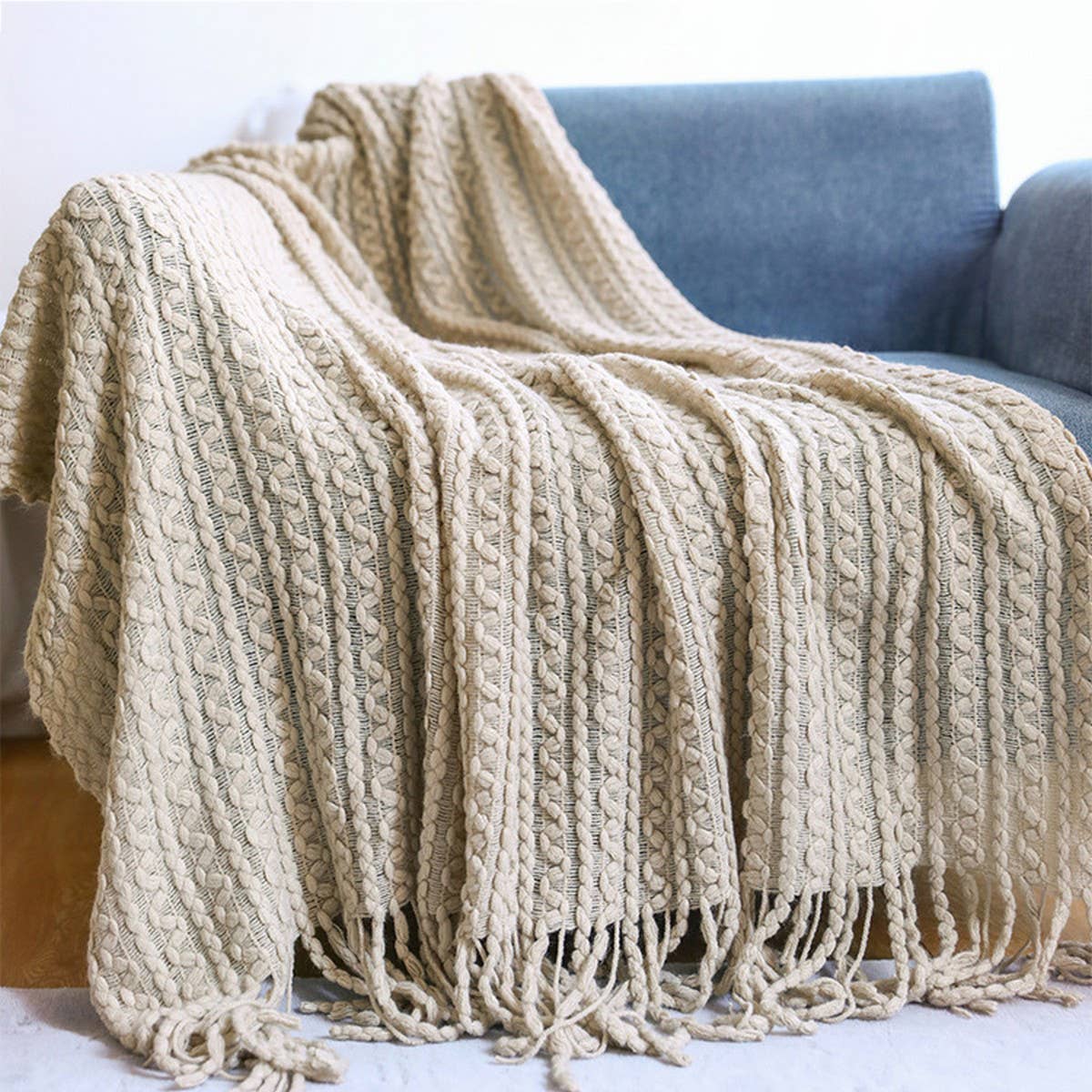 LIGHTWEIGHT SOFT AND COMFORTABLE KNITTING BLANKET_CWMM0202