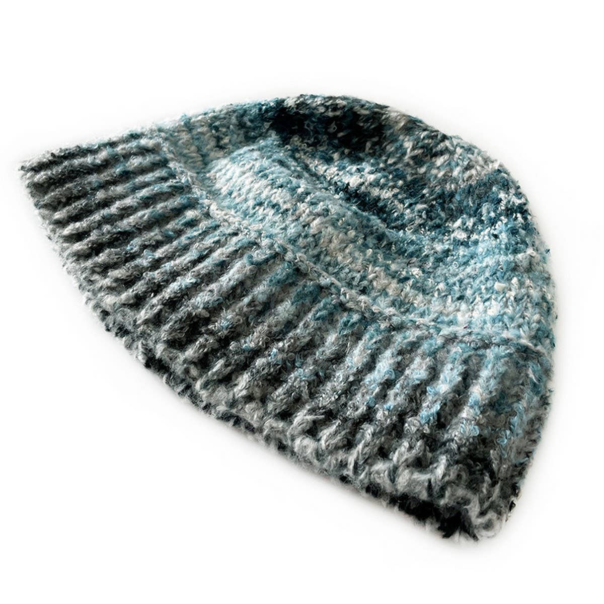 2 6 YEARS OLD KNITTED HAT MIXED COLOR BUCKET HAT_CWAH2048