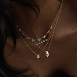 Zirconia Val Round Pendant Necklace_Cwmm5297