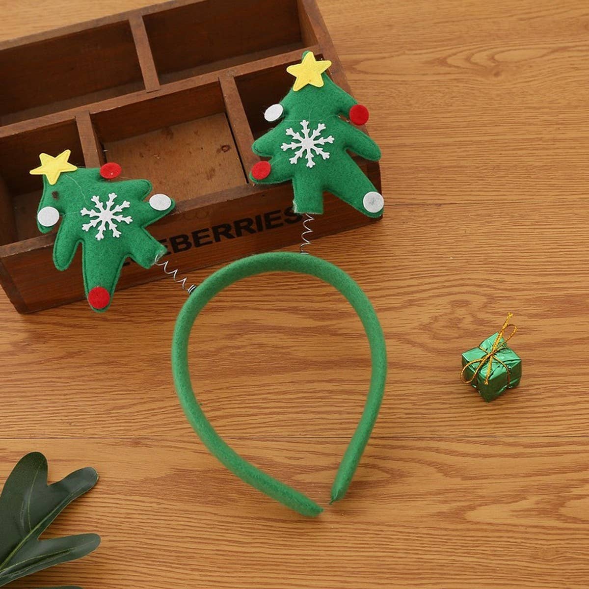 CHRISTMAS ANTLER HEADBAND SMALL TREE HEADBAND_CWAHA2743