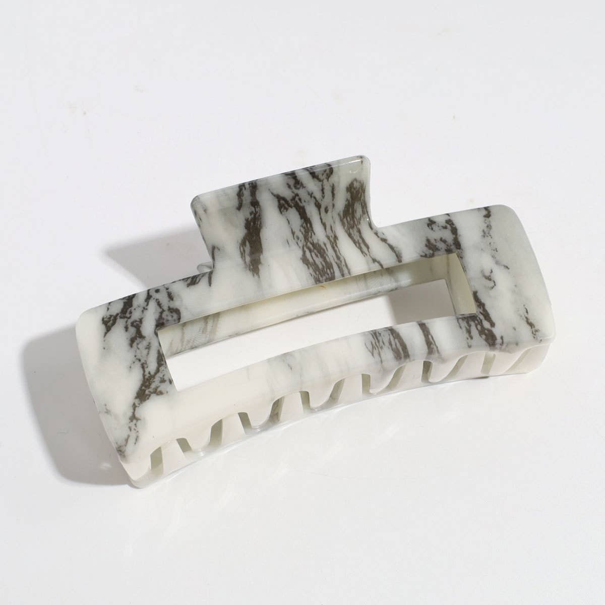 INK FLOWER CUTOUT HAIR CLAW ELEGANT DAILY STYLE_CWAHA2293