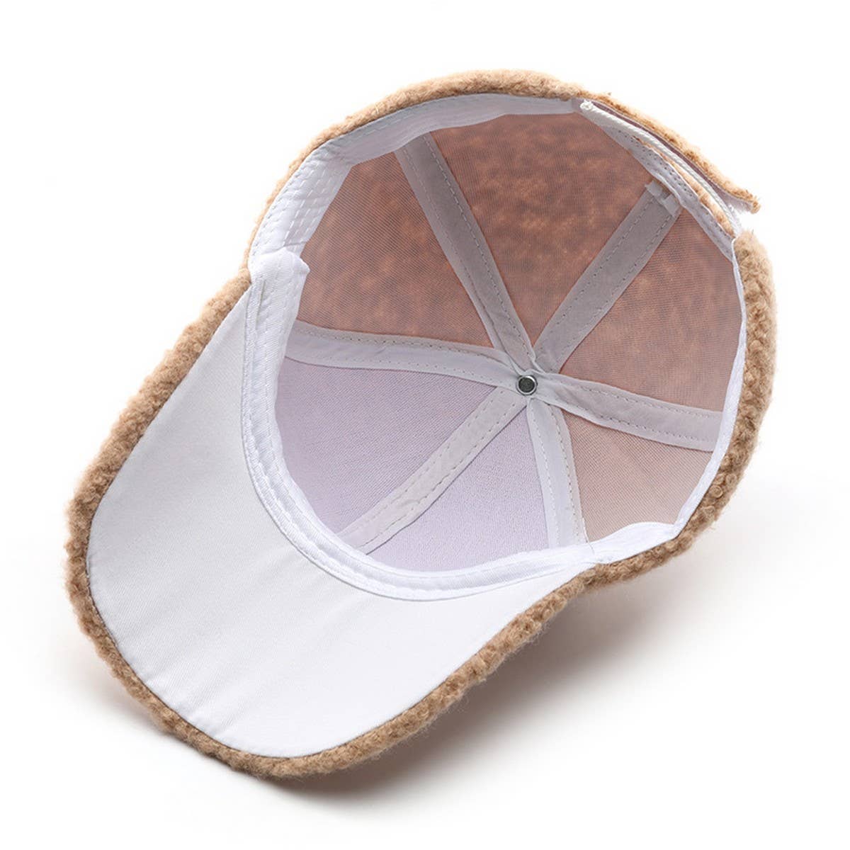 Winter Solid Color Fleece Baseball Hat For Women Cwah2821