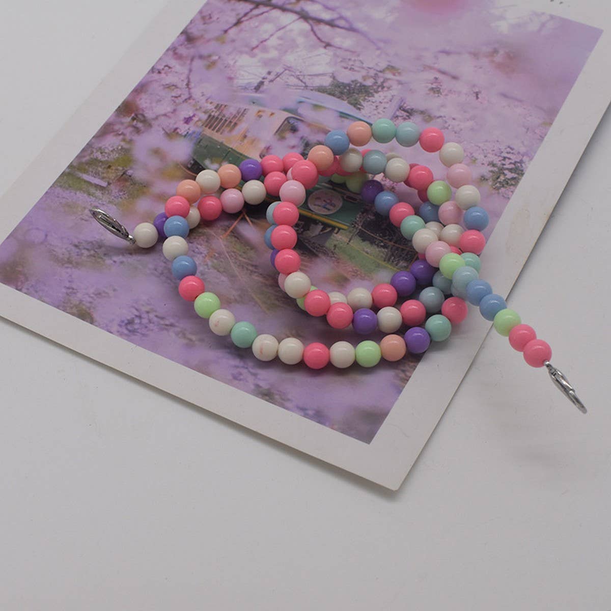 ACRYLIC BEADS CHAIN STRAP PHONE CASE BAG CROSSBODY_CWMM5060