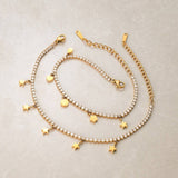 LUXURY 18K GOLD STAR HEART ZIRCON NECKLACE_CWAJE4829