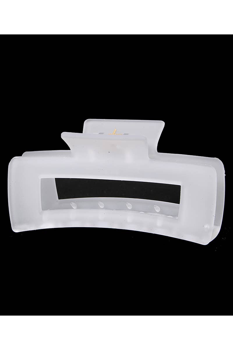 SUMMER JELLY HAIR CLAW AVOCADO GREEN MATTE CLIP_CWAHA0093