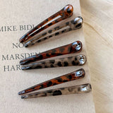 Leopard Hair Clip Large Duckbill Side Bang Pin_Cwaha07770