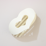 LOVE SHAPE DUCKBILL CLIP NO SLIP HALF UP PIN_CWAHA6516