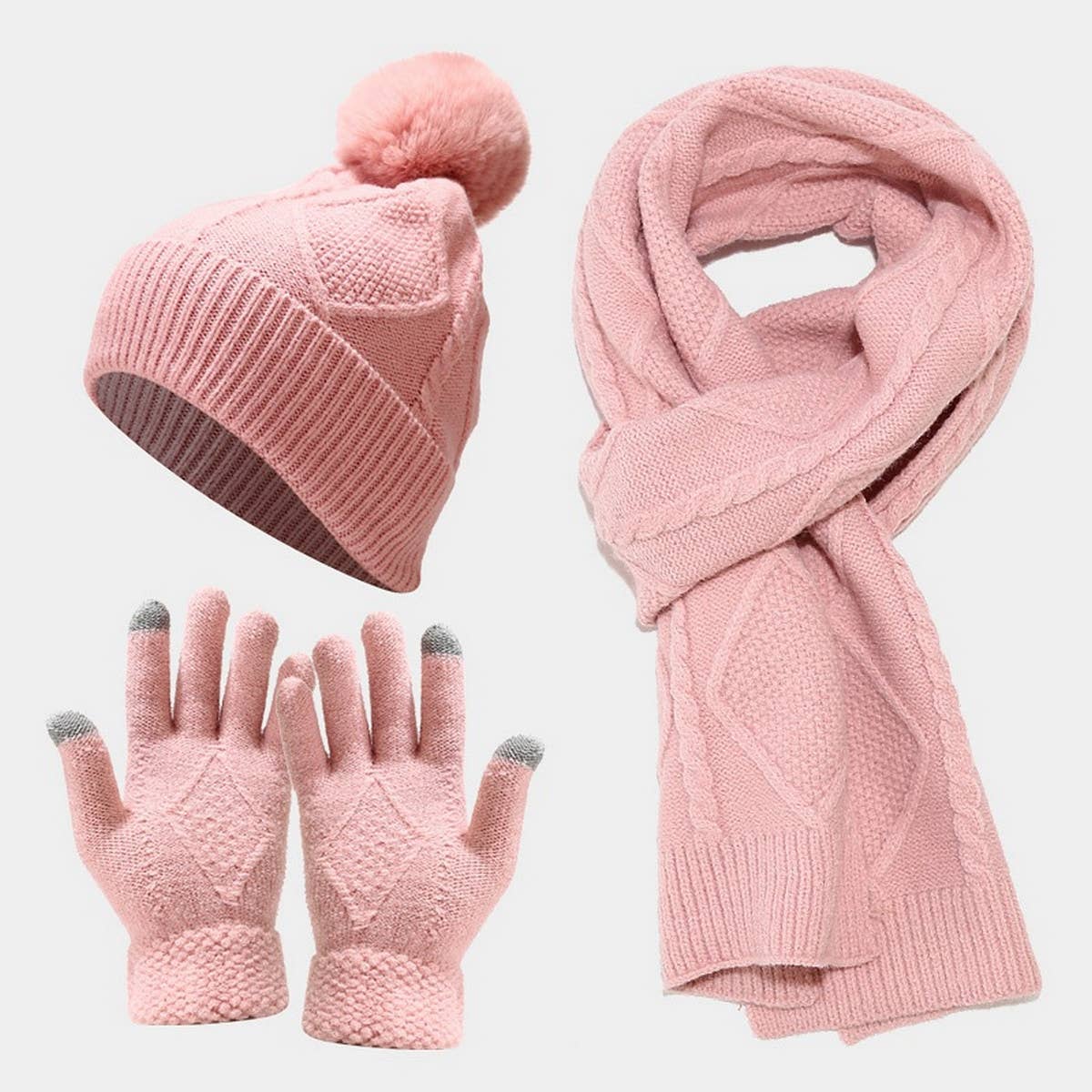 2024 NEW HAT SCARF GLOVES THREE PIECE SET_CWAH1579