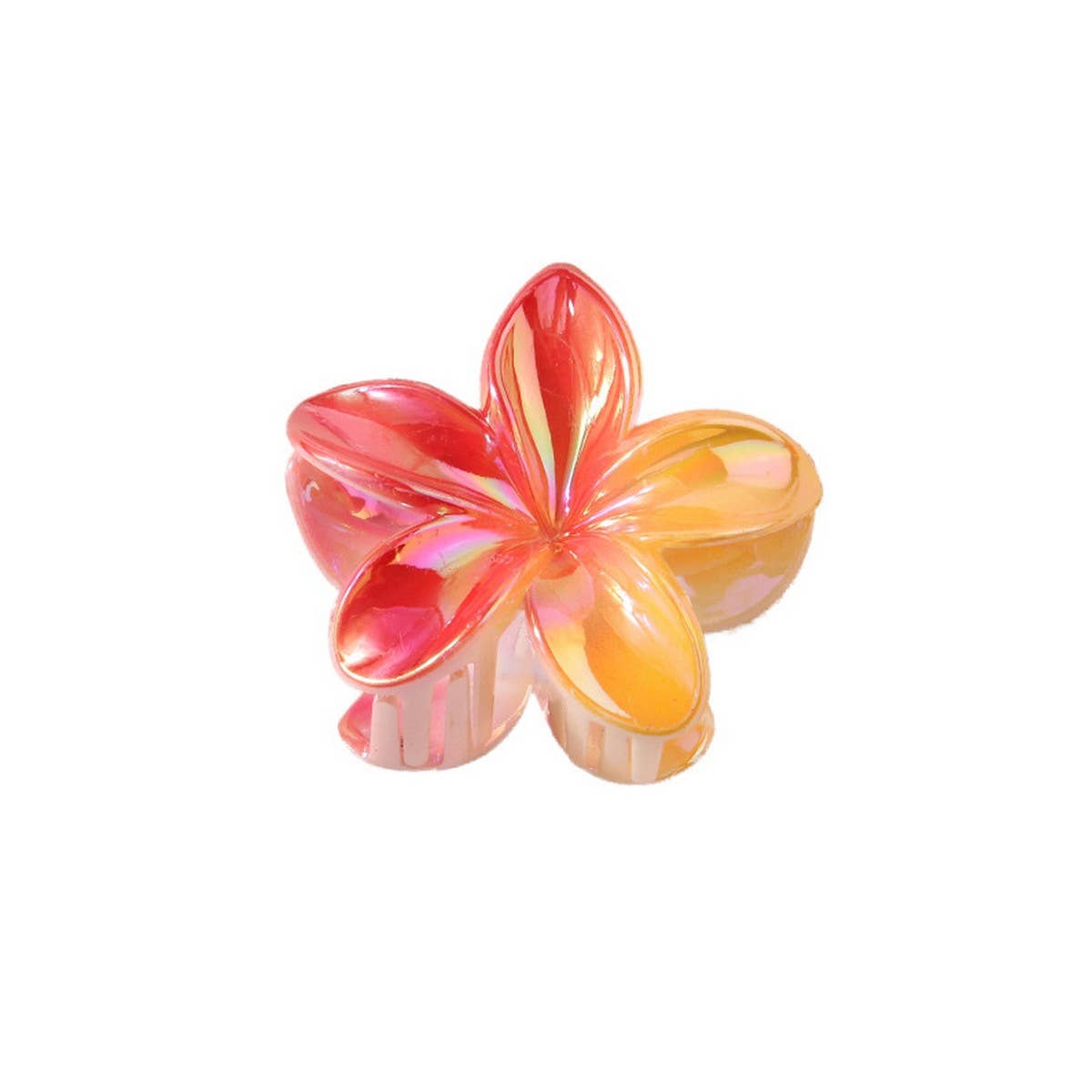 EGG FLOWER GRADIENT HAIR CLAW STYLISH ELEGANT_CWMM4986