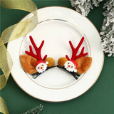 CHRISTMAS CUTE ELK ANTLERS HAIRPIN_CWAHA2747