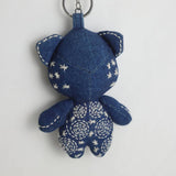 STARRY BEAR HAND EMBROIDERED ANIMAL DOLL PENDANT_CWMM5999