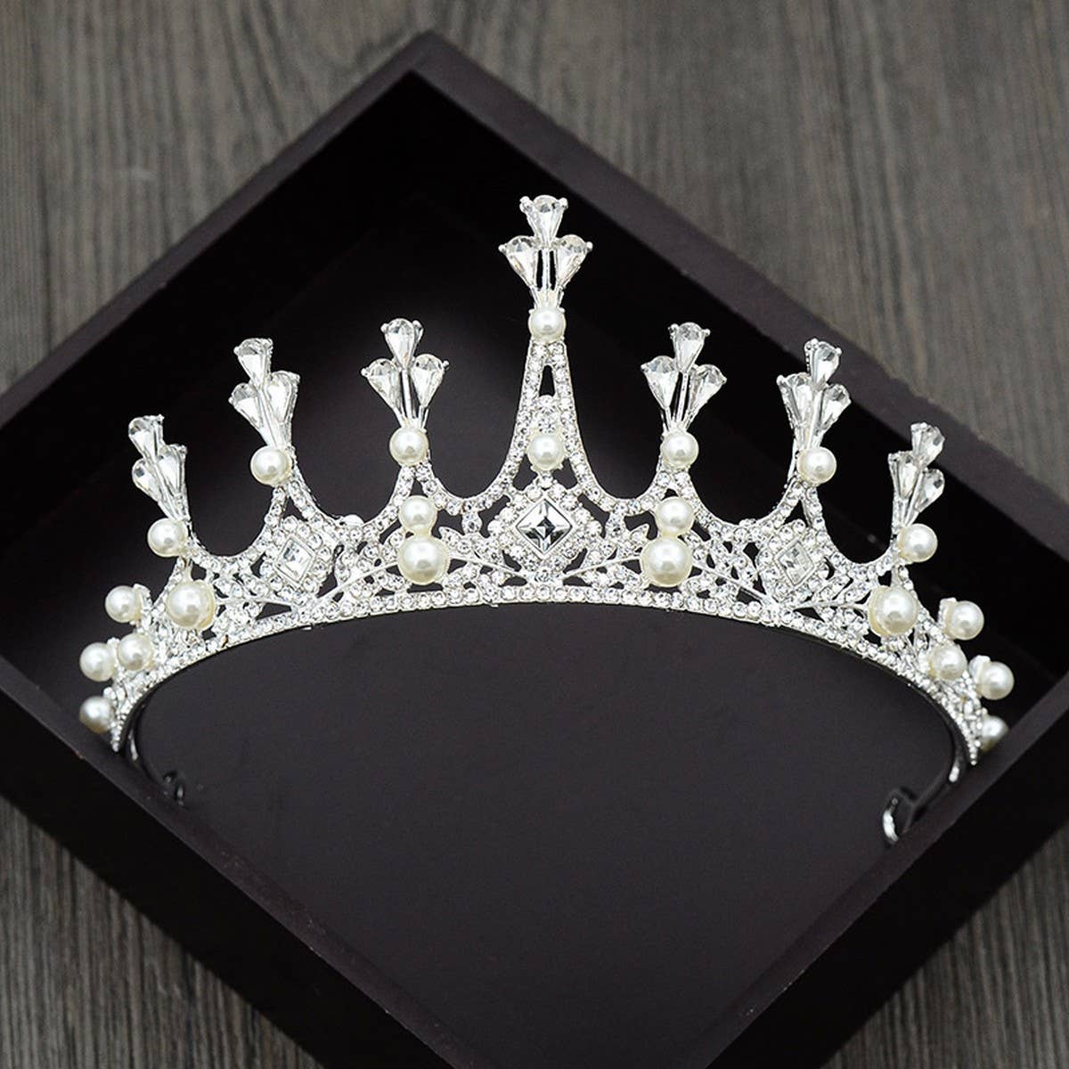 NEW BRIDAL WEDDING CRYSTAL TIARA CROWN_CWMM2026