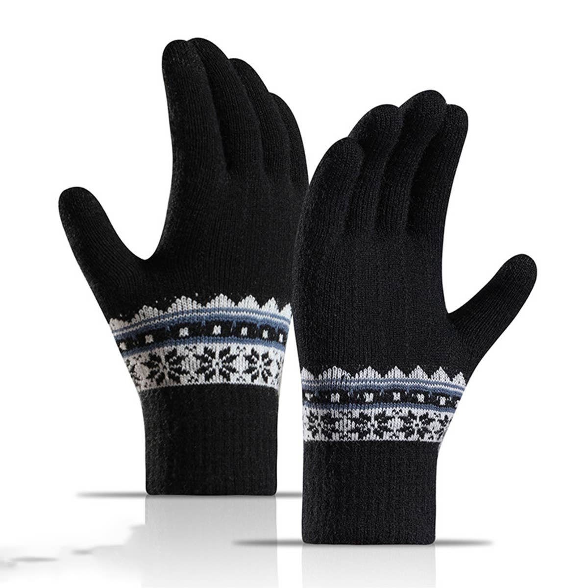 Winter Double-Layer Fleece Touch Screen Gloves_Cwmm1480