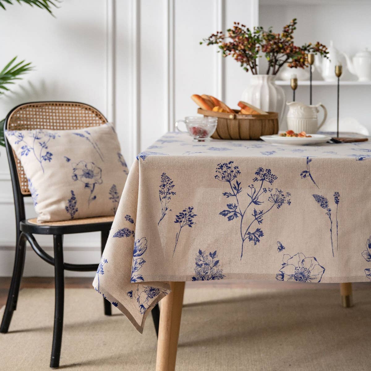 COTTON AND LINEN RECTANGULAR FRESH TABLECLOTH_CWMM0953