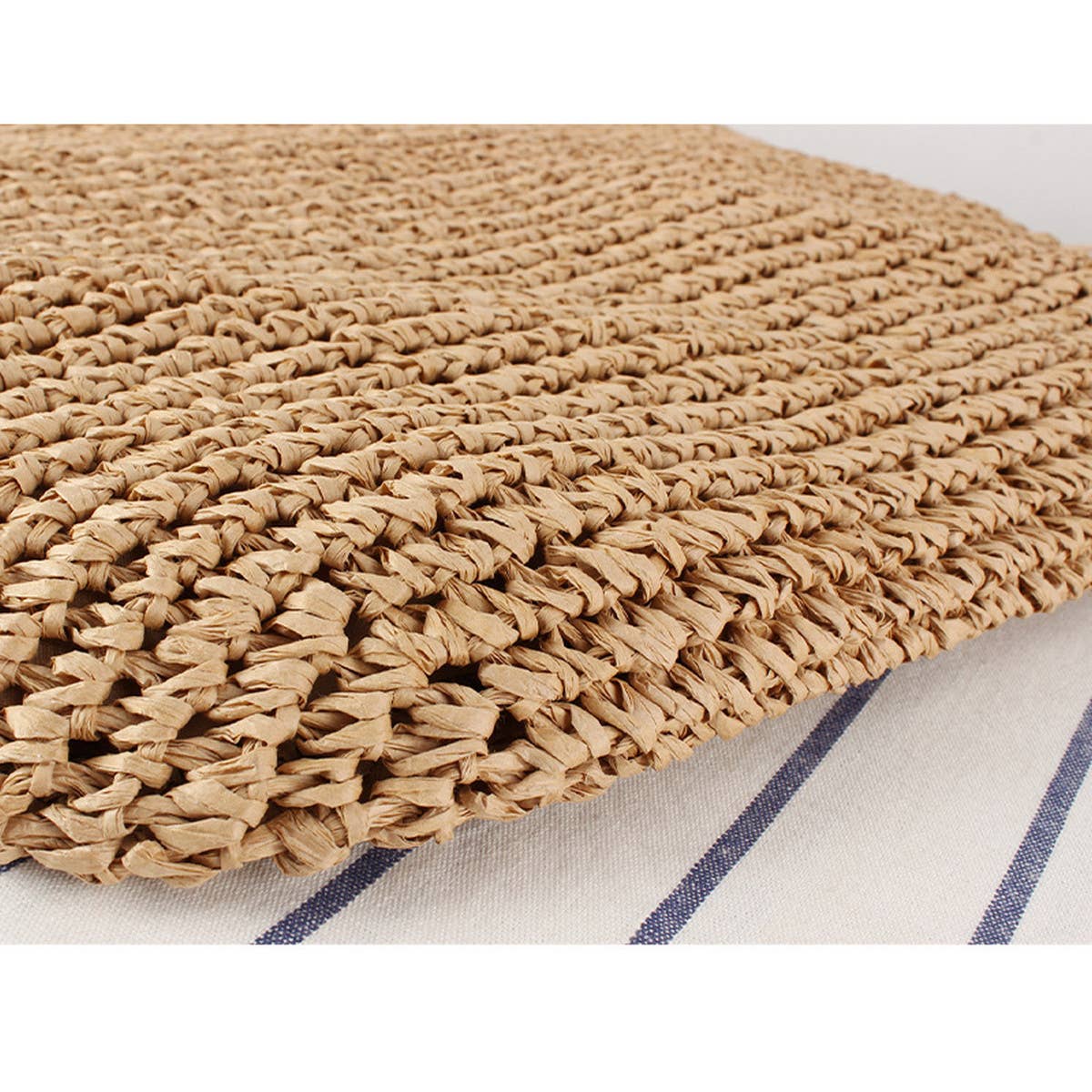 CASUAL HANDMADE TASSEL SEASIDE WOVEN BAG_CWAB2020