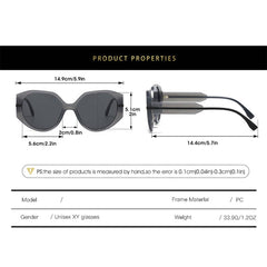 FULL FRAME ROUND FASHION SUNGLASSES_CWASG0527