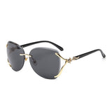 FOX HEAD RIMLESS FASHION SUNGLASSES FOR WOMEN_CWASG1150