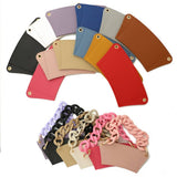 SILICONE BEAD KEYCHAIN WITH LETTER AND WOODEN DISC_CWAB5105