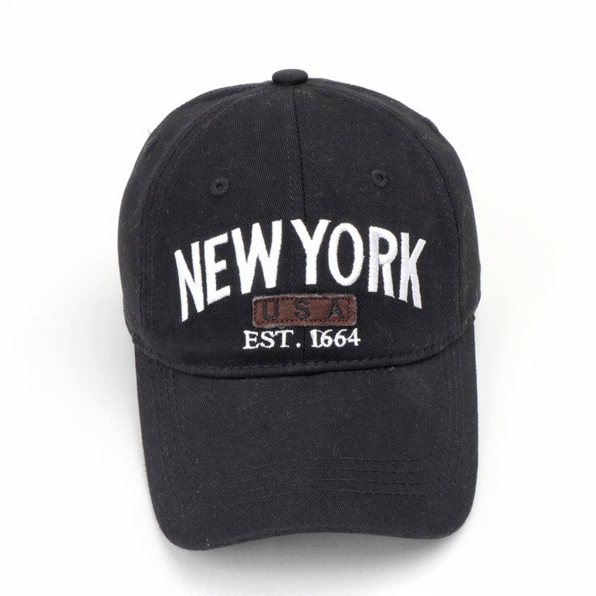 SOFT TOP BASEBALL CAP EMBROIDERED LETTER SUN HAT CWAH1535