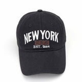 SOFT TOP BASEBALL CAP EMBROIDERED LETTER SUN HAT CWAH1535