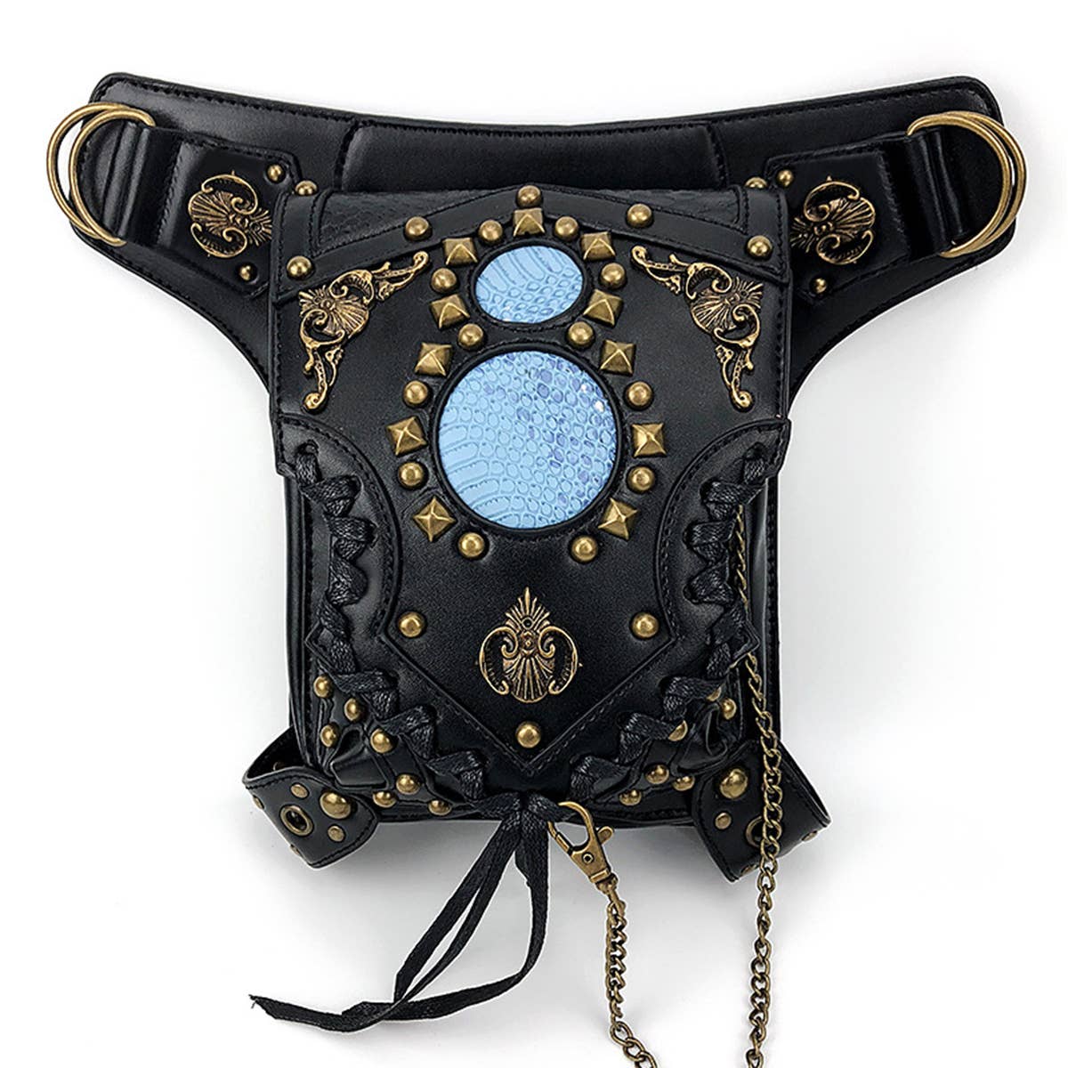 STEAMPUNK ONE SHOULDER DIAGONAL BAG PURSE_CWAB0639