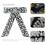 BOW HAIR ACCESSORIES PEARL INLAID GEOMETRICHAIRPIN_CWAHA4416