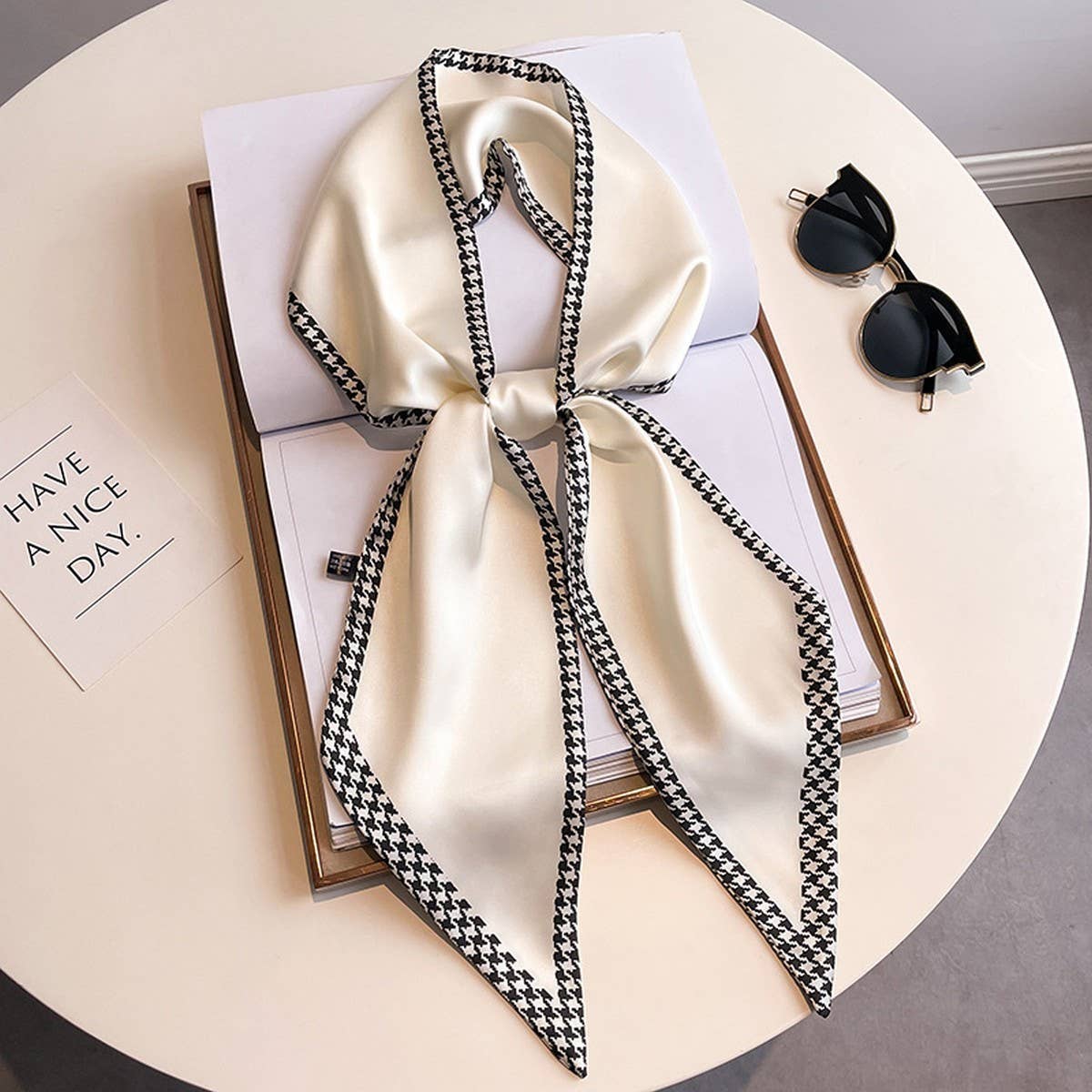 Women¡¯S Long Silk Scarf ? Stylish Neck Accessory_Cwasc03144